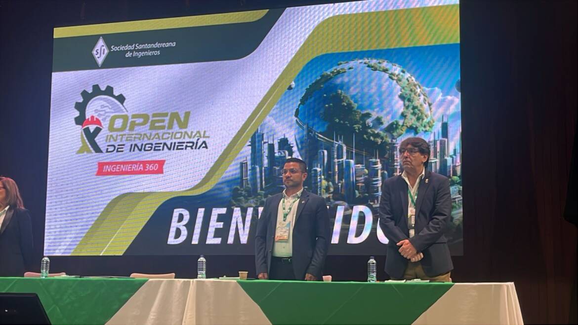 Participación del Ing. German Pardo, presidente de UPADI en el Open Internacional de Ingeniería, organizado por la Sociedad Santandereana de Ingenieros.